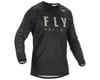 Fly Racing Youth F-16 Jersey (Black/Grey) (Youth L)