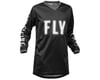 Image 1 for Fly Racing Youth F-16 Jersey (Black/White) (Youth S)