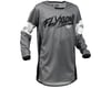Image 1 for Fly Racing Youth Kinetic Khaos Jersey (Grey/Black/White) (Youth L)