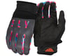 Image 1 for Fly Racing Youth F-16 Gloves (Grey/Pink/Bue) (Youth M)