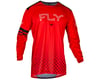 Image 1 for Fly Racing Rayce Long Sleeve Jersey (Red) (M)
