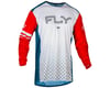 Image 1 for Fly Racing Youth Rayce Long Sleeve Jersey (Red/White/Blue) (Youth L)