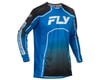 Fly Racing Youth Rayce Bicycle Jersey (Blue/Black/White) (Youth L)