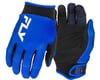 Fly Racing Youth F-16 Gloves (Blue/White) (Youth L)