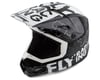 Image 1 for Fly Racing Youth Kinetic Scan Helmet (Black/White) (Youth M)