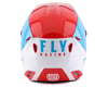 Image 2 for Fly Racing Youth Kinetic Straight Edge Helmet (Red/White/Blue)