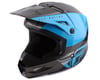 Image 1 for Fly Racing Kinetic Straight Edge Helmet (Blue/Grey/Black)
