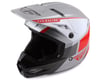 Fly Racing Kinetic Drift Helmet (Charcoal/Light Grey/Red) (L)