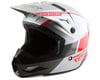Fly Racing Kinetic Drift Helmet (Charcoal/Light Grey/Red) (XL)
