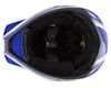 Image 4 for Fly Racing Kinetic Vision Full Face Helmet (White/Blue) (Youth S)
