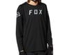 Image 1 for Fox Racing Defend Long Sleeve Youth Jersey (Black) (Youth M)