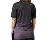 Image 2 for Fox Racing Women's Flexair Short Sleeve Jersey (Black/Purple) (S)