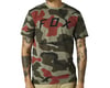 Fox Racing BNKR Short Sleeve Tech T-Shirt (Green Camo) (XL)