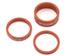 Image 1 for INSIGHT Alloy Headset Spacers (Orange) (3mm/5mm/10mm) (1")