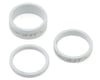 Insight Alloy Headset Spacers (White) (3mm/5mm/10mm) (1")