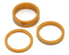 Image 1 for Insight Alloy Headset Spacers (Gold) (3mm/5mm/10mm) (1-1/8")