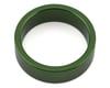 Image 1 for MCS Aluminum Headset Spacer (Green) (10mm) (1-1/8")