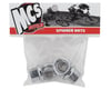 Image 2 for MCS Spinner Hub Axle Nuts Chrome (3/8") (10mm) (Set of 4)