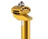 Image 2 for MCS Micro-Adjust Smooth Seat Post (Gold) (25.4mm) (350mm)