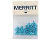 Image 2 for Merritt 14G Alloy Nipples (Light Blue) (Bag of 40)