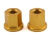 Image 1 for Mission Alloy Axle Nuts (Gold) (3/8")