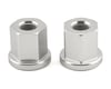 Image 1 for Mission Alloy Axle Nuts (Silver) (3/8")