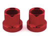Image 1 for Mission Alloy Axle Nuts (Red) (14 x 1mm)
