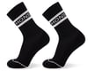 Mons Royale Signature Crew Socks (Black/White) (L)