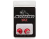 Image 3 for MotoKing 8-Ball Alloy Valve Caps (Schrader) (Red)