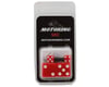 Image 2 for MotoKing Retro Dice Schrader Valve Caps and Cable Tips Kit (Red)