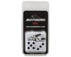 Image 2 for MotoKing Retro Dice Schrader Valve Caps and Cable Tips Kit (White)