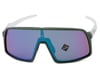 Image 1 for Oakley Sutro Sunglasses (Matte Silver Green Colorshift) (Prizm Road Jade Lens)