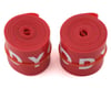 Image 1 for Odyssey Rim Strip (Red) (24") (Pair)