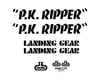 SE Bikes PK Ripper Decal Set (Black)