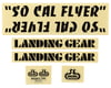 Image 1 for SE Racing So Cal Flyer Decal Set (Black)
