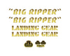 SE Bikes Big Ripper Decal Set (Gold Fade)