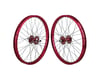 SE Bikes WheelSet (Red) (3/8" Front & Rear) (20 x 1.75)