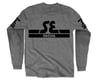 Image 2 for SE Racing Racing Stripes Long Sleeve T-Shirt (Grey) (M)