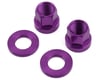 The Shadow Conspiracy Featherweight Alloy Axle Nuts (Purple) (14mm)