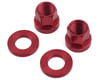 The Shadow Conspiracy Featherweight Alloy Axle Nuts (Red) (14mm)