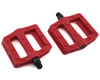 The Shadow Conspiracy Surface Plastic Pedals (Crimson Red) (Pair) (9/16")