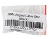 Image 2 for S&M Angled Cable Stop (Black)