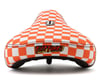 Image 3 for Stolen Fast Times XL Checkerboard Pivotal Seat (Neon Orange/White)