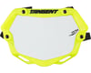 Tangent Mini Ventril 3D Number Plate (Neon Yellow/White)