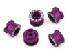 Image 1 for Tangent Alloy Chainring Bolts (4mm) (Purple)