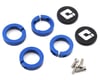 Image 2 for Tangent Mini Lock-On Grips Flangeless (Black/Blue) (100mm)