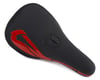 Tangent Carve BMX Pivotal Saddle (Black/Red)