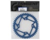Image 2 for Tangent Halo 4-Bolt Chainring (Blue) (46T)