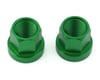 Image 1 for Theory Alloy Axle Nuts (Green) (14 x 1mm)