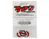 Image 2 for TNT Aluminum Axle Washers (Orange) (2) (3/8")